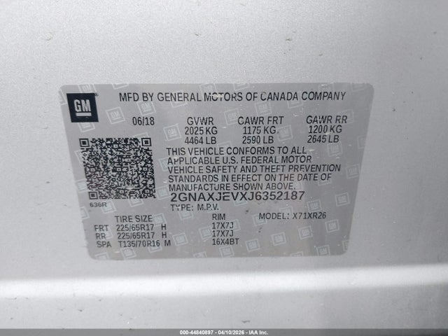 Chevrolet Equinox Lt