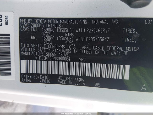 Toyota Sienna Xle