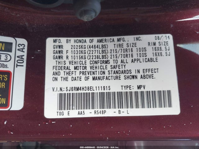 Honda CR-V Lx