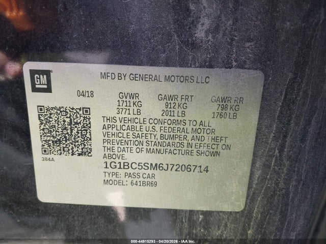Chevrolet Cruze Ls Auto