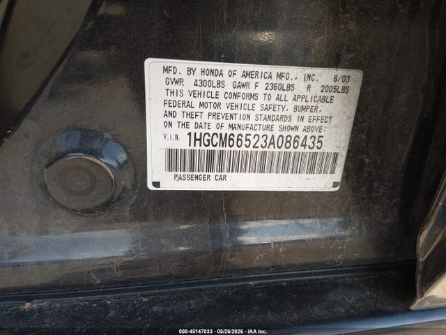 Honda Accord 3.0 Ex
