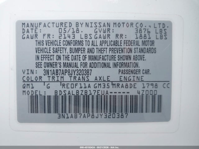 Nissan Sentra S