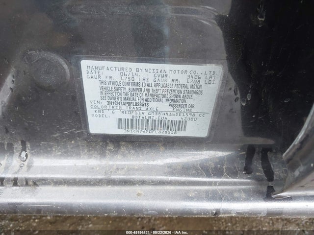 Nissan Versa 1.6 Sv