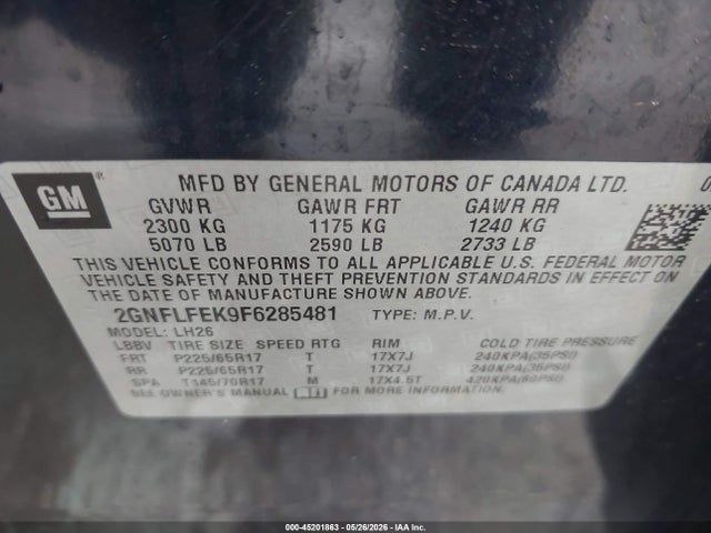Chevrolet Equinox 1lt