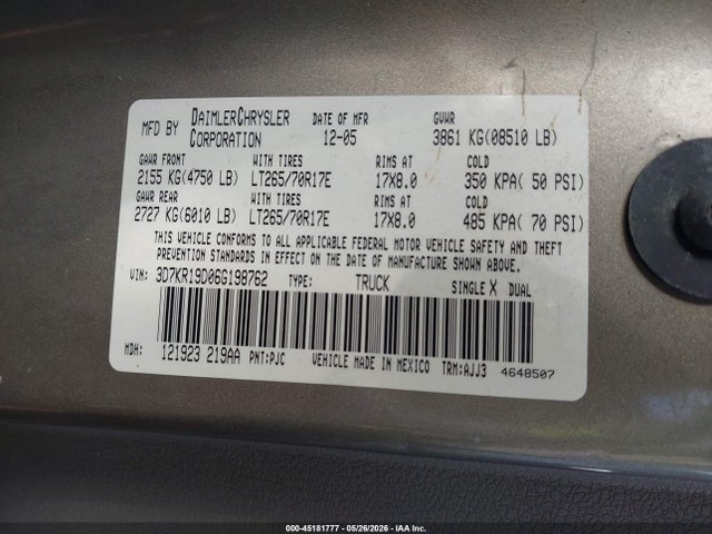 Dodge Ram 1500 Slt