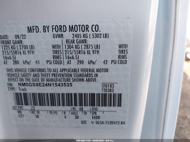 Ford Transit Xl Passenger