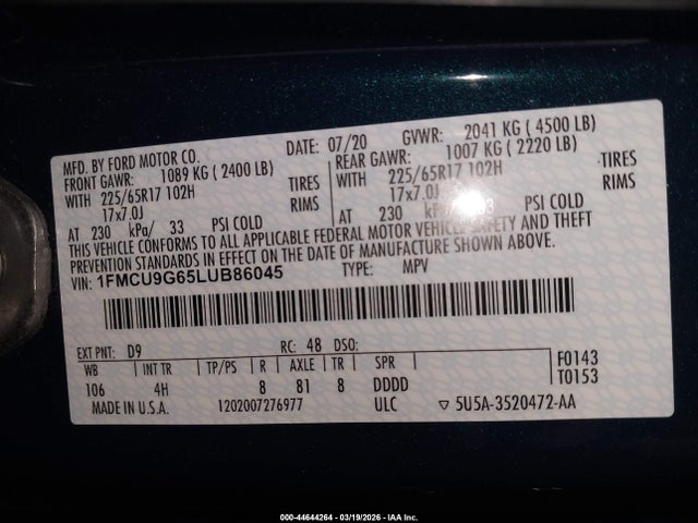 Ford Escape Se