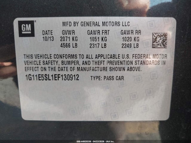 Chevrolet Malibu 2lt