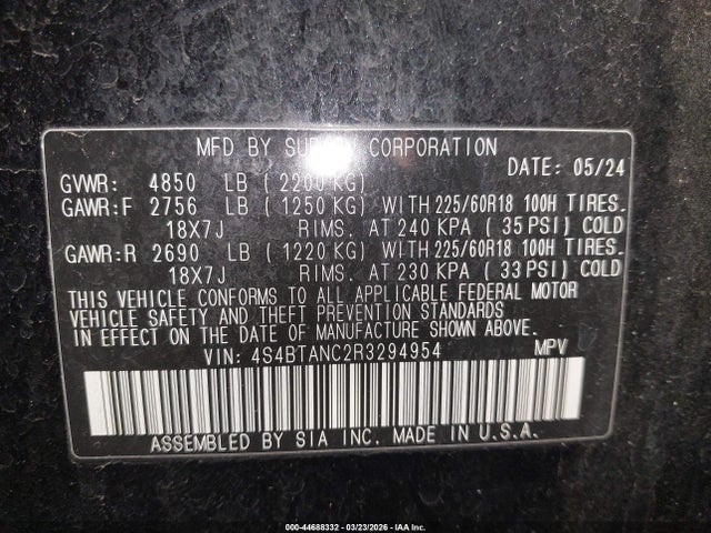 Subaru Outback Limited