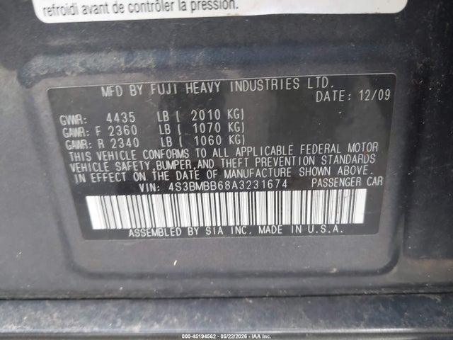 Subaru Legacy 2.5i Premium