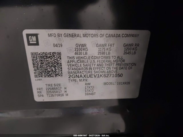Chevrolet Equinox Lt