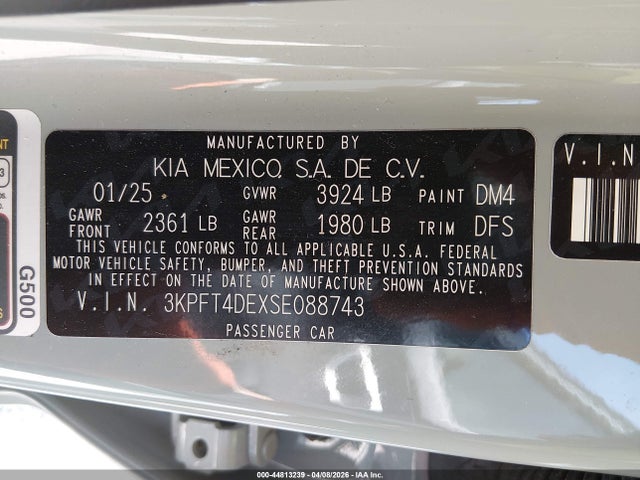Kia K4 Lxs