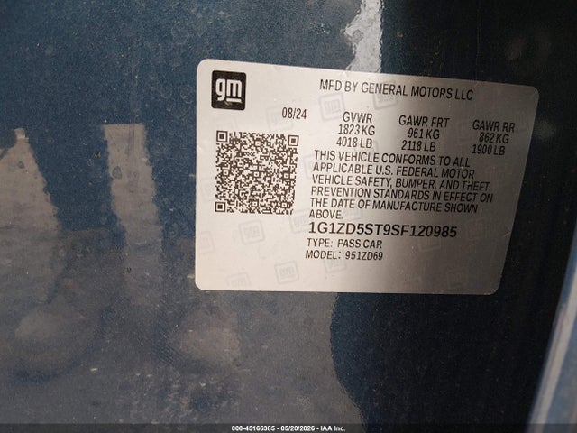 Chevrolet Malibu Fwd 1lt