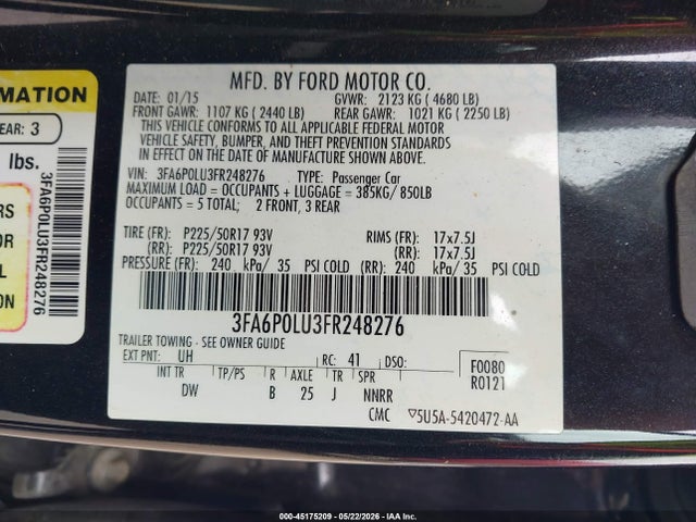 Ford Fusion Se