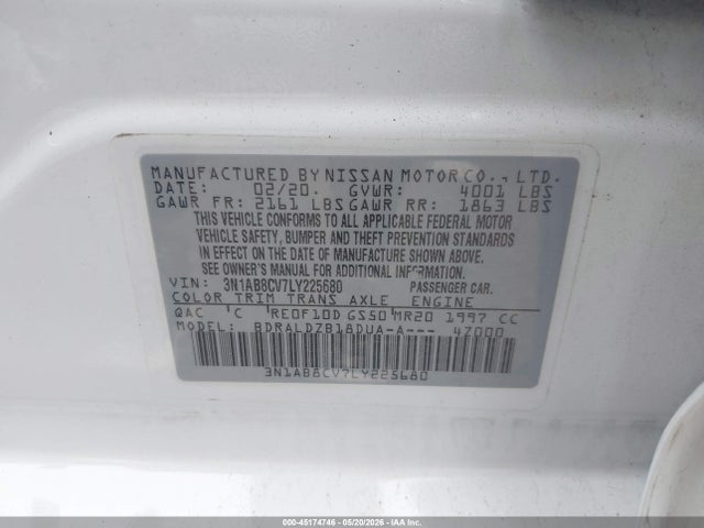 Nissan Sentra Sv Xtronic Cvt