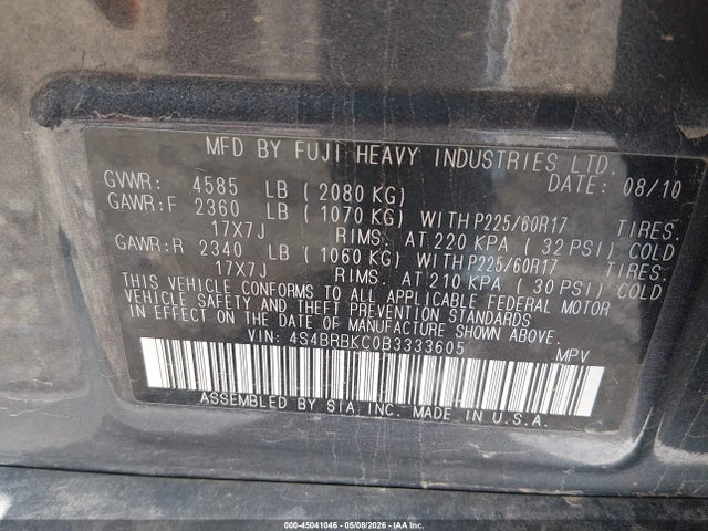 Subaru Outback 2.5i Limited