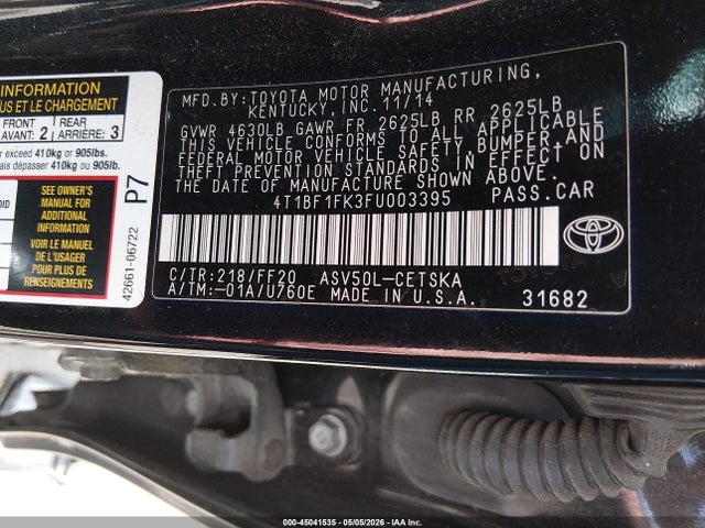 Toyota Camry Se