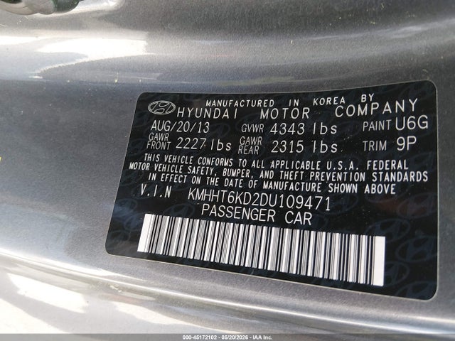 Hyundai Genesis 2.0t Premium