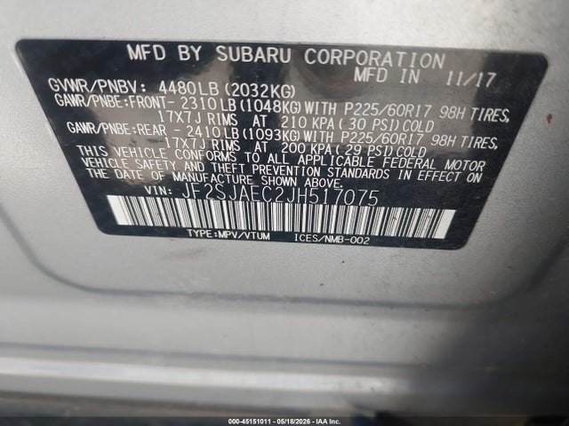 Subaru Forester 2.5i Premium
