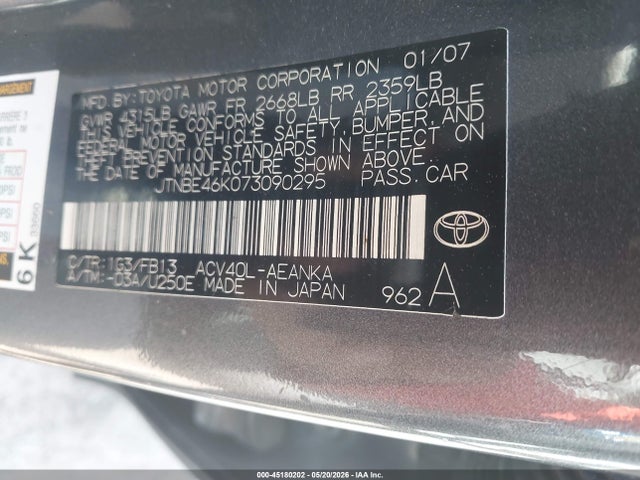 Toyota Camry Le