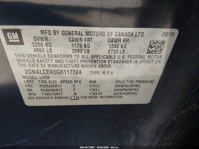 Chevrolet Equinox Lt