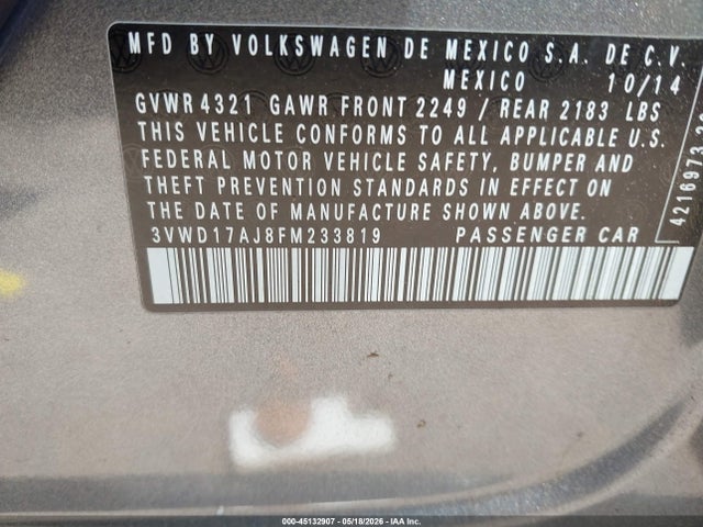 Volkswagen Jetta 1.8t Se