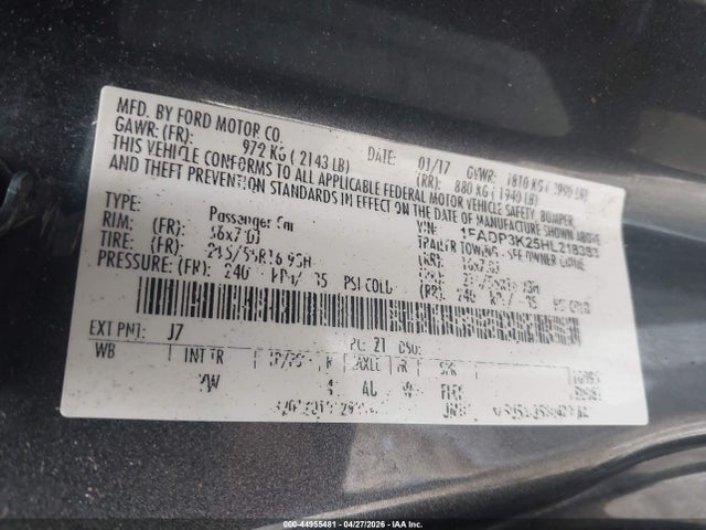 Ford Focus Se