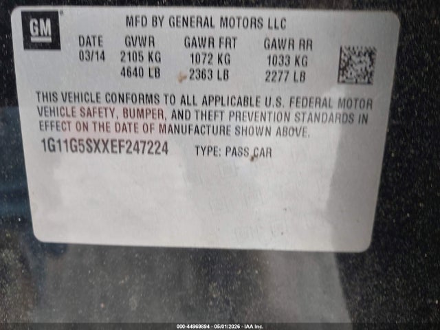 Chevrolet Malibu 3lt