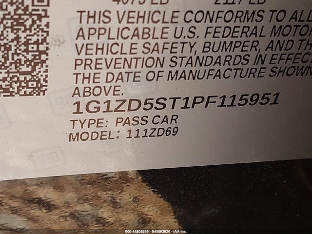 Chevrolet Malibu Fwd 1lt