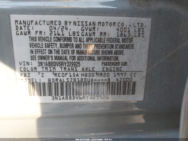 Nissan Sentra Sr Xtronic Cvt