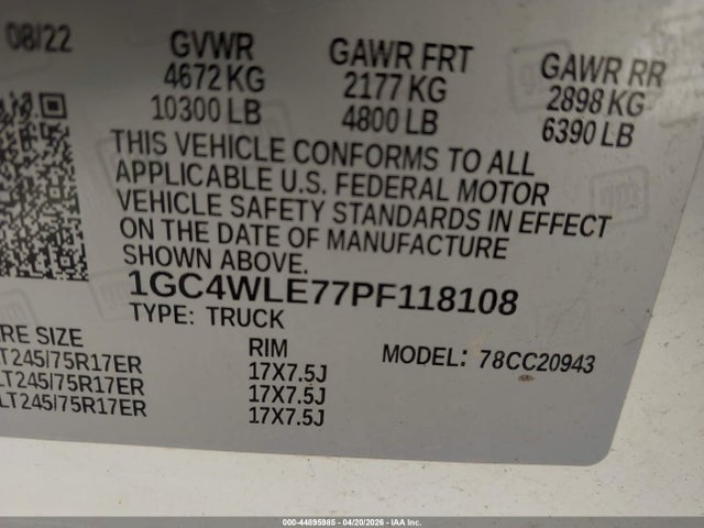 Chevrolet Silverado 2500 2wd  Long Bed Wt