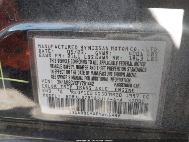 Nissan Sentra Sv Xtronic Cvt