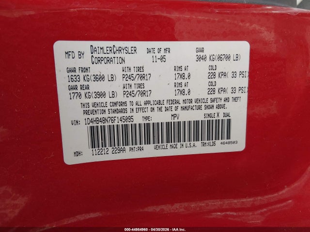 Dodge Durango Slt