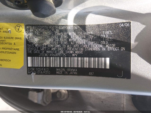 Toyota Highlander V6
