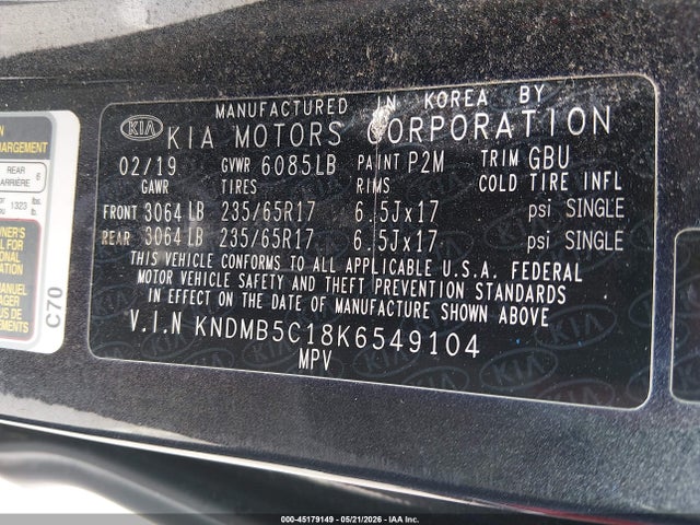 Kia Sedona Lx