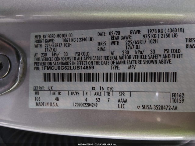 Ford Escape Se