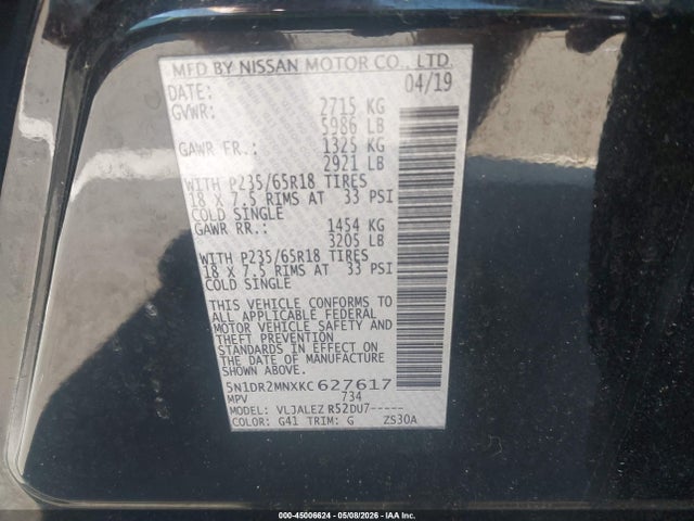 Nissan Pathfinder Sv