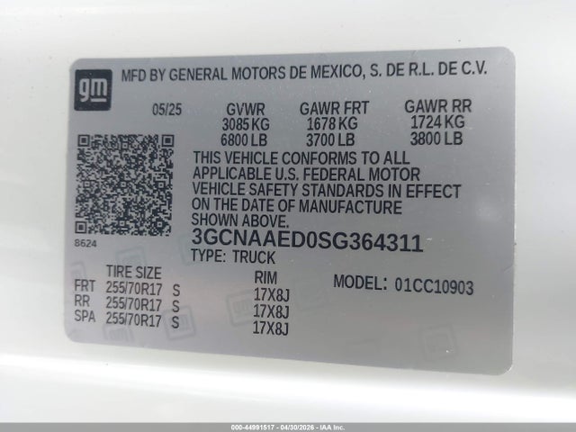 Chevrolet Silverado 1500 2wd  Long Bed Wt