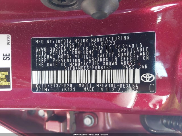 Toyota Corolla Le