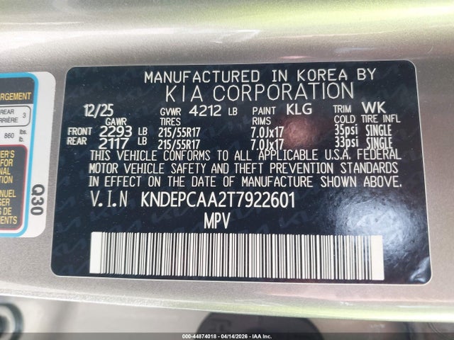 Kia Seltos Lx