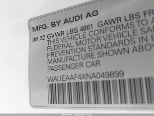 Audi A4 Premium Plus 45 Tfsi S Line Quattro S Tronic