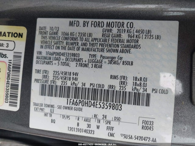 Ford Fusion Se