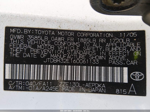 Toyota Corolla Ce
