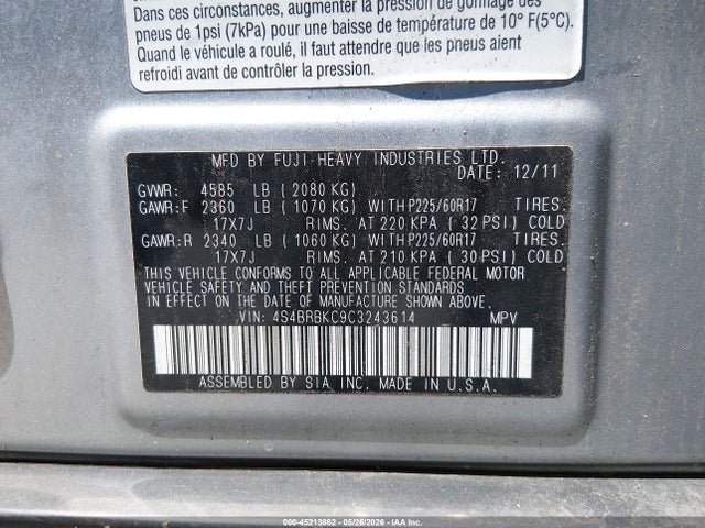 Subaru Outback 2.5i Limited