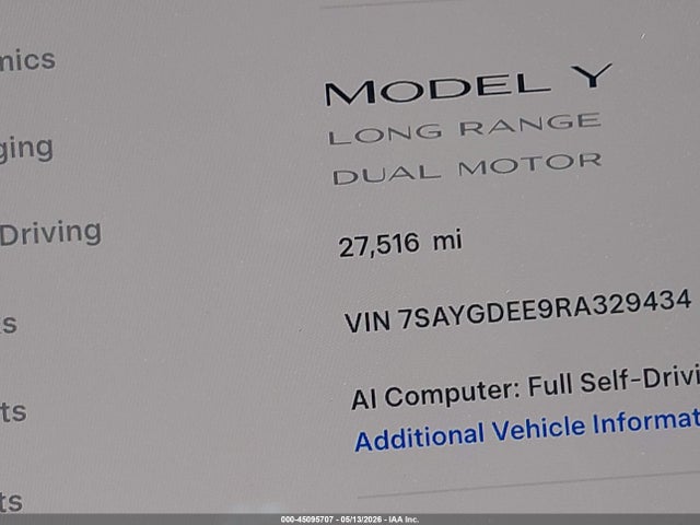 Tesla Model Y Long Range Dual Motor All-wheel Drive