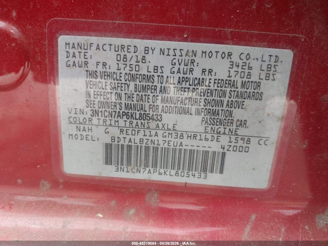 Nissan Versa 1.6 Sv