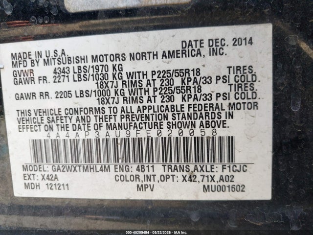 Mitsubishi Outlander Es