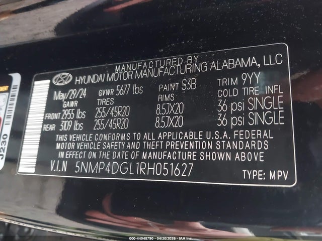 Hyundai SANTA FE Limited