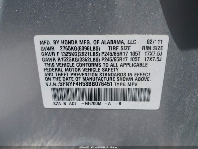 Honda Pilot Ex-l