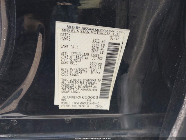 Nissan Armada Platinum